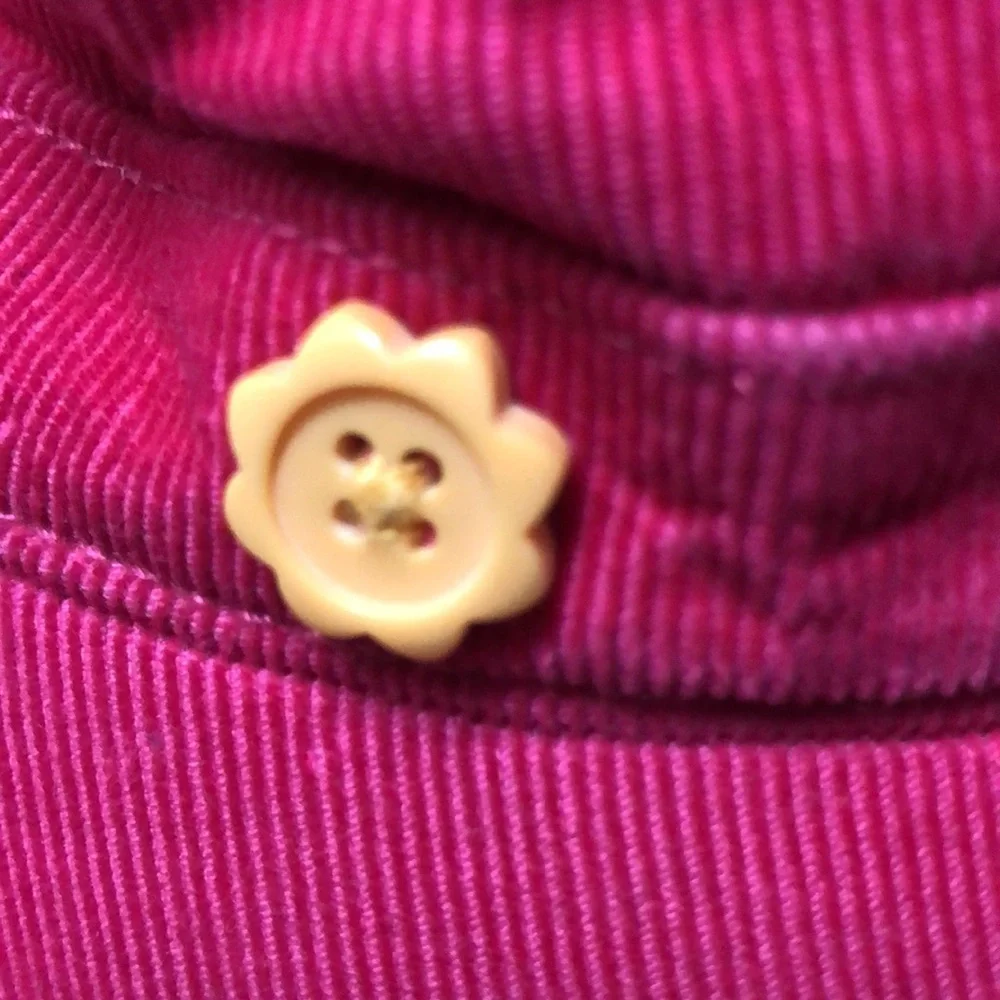 Kids Hot Pink Corduroy Hat